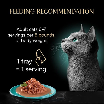 Sheba Gravy Indulgence Adult Wet Cat Food Salmon Entree and Whitefish Entree in Extra Gravy Variety Pack, 2.6 oz. Twin-Pack Trays, (12 Count, 24 Servings) (Pack of 2)