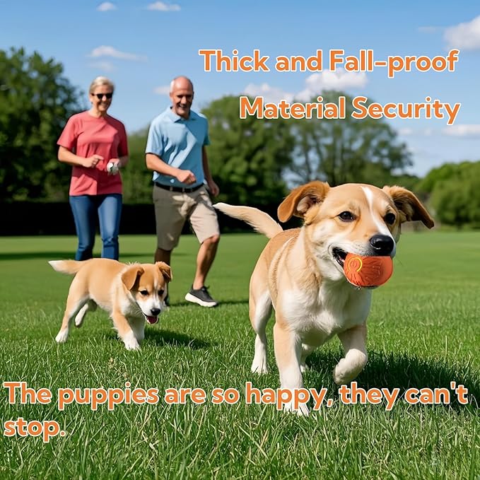 2025 New Interactive Dog Toys Dog Balls,Durable Motion Activated Automatic Rolling Ball Toys for/Small/Medium Dogs（Blue