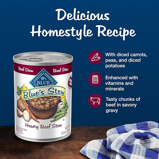 [Blue Buffalo] Beef Stew 12.5-oz. Cans (12 Count)