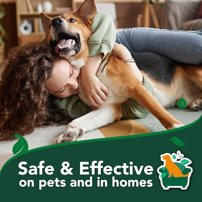 Vet’s Best Indoor Flea and Tick Spray – Dog Flea and Tick Treatment for Home, Plant-Based Formula with Natural Oils, Kills Fleas, Eggs & Ticks on Contact, Made in USA, 32 oz