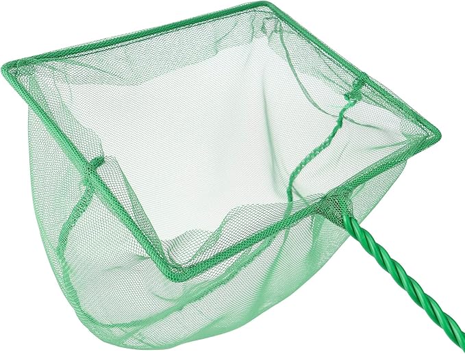 2 Pcs Aquarium Fish Net, 6 inches Fine Mesh Quick Catch Fish Net for Fish Tank Betta Fishing Net