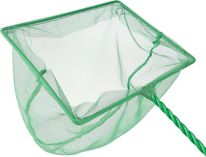 2 Pcs Aquarium Fish Net, 6 inches Fine Mesh Quick Catch Fish Net for Fish Tank Betta Fishing Net