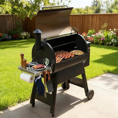 Stanbroil Stainless Grill Side Shelf, Fits Traeger Pro 22, Pro 34, Pro 575, Pro 780, Grill Accessories to Add Storage Space