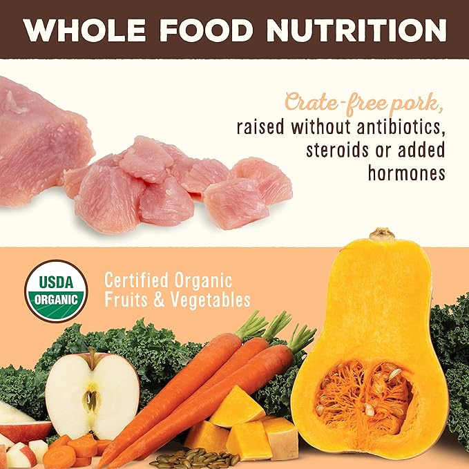 Primal Freeze Dried Dog Food, Pronto Mini Nuggets, Pork; Scoop & Serve, Complete & Balanced Meal; Also Use As Topper or Treat; Premium, Healthy, Grain Free, High Protein Raw Dog Food (16 oz, 2-Pack)