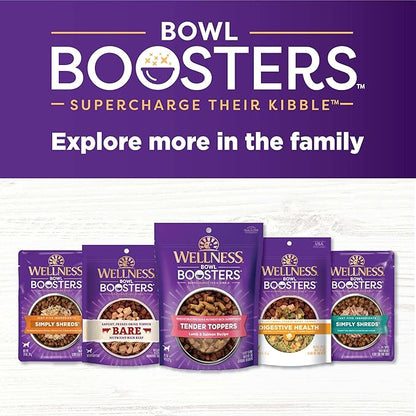 Wellness Bowl Boosters Bare, Dog Food Topper for Small, Medium, & Large Breeds, Grain Free, Natural, Freeze Dried, Beef, 4 Ounce Bag (Pack of 1)
