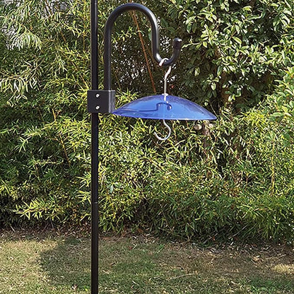 8" Mini Rain Cover for Bird Feeder/House - Blue Small Protective Dome Guard Against Rain/Snow/Sun - Dia. 20CM
