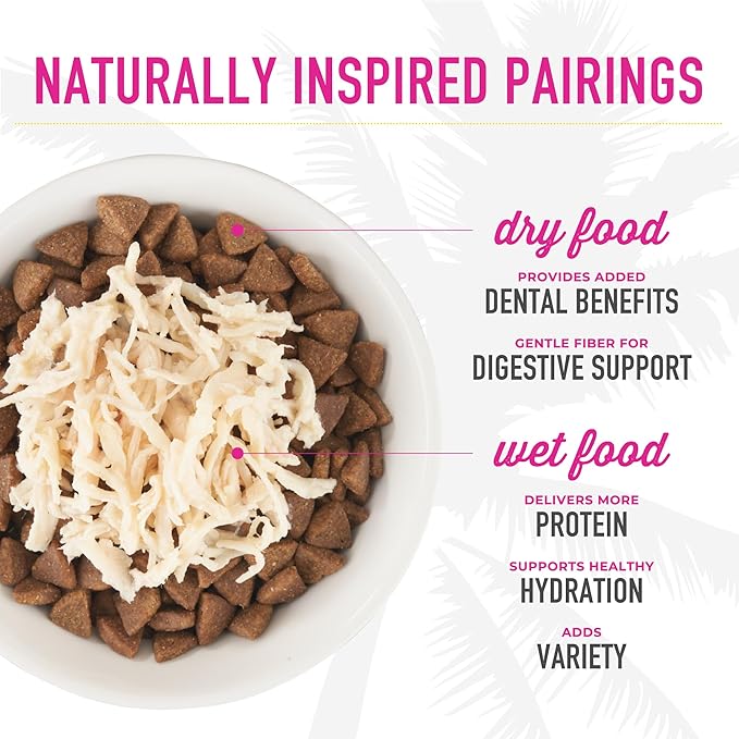 Tiki Cat Born Carnivore High Protein, Indoor Health, Chicken and Turkey Meal Recipe, Grain-Free Baked Kibble to Maximize Nutrients, Dry Cat Food, 3 lb. Bag