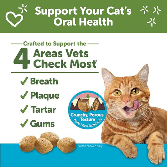 WHIMZEES Wellness Cat Dental Treats, Natural Chews, Chicken and Tuna Flavor, (2 Ounce Bag)