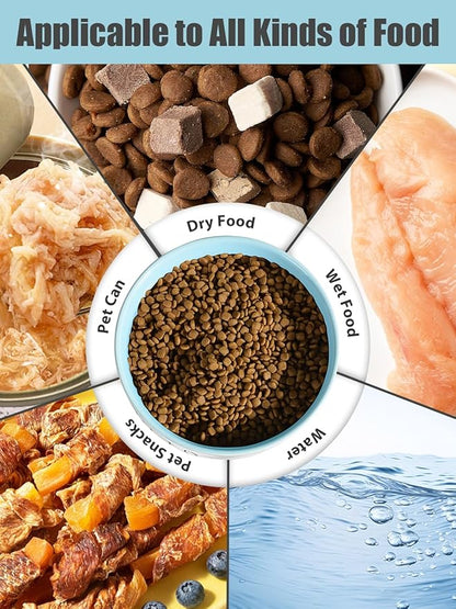 70OZ Ceramic Dog Bowl - 8'' Extra Large Food Water Dog Bowl, Heavy Duty Non-Slip Dog Dish for Medium and Large Dogs, Food Grade Porcelain Pet Feeder Bowl, Microwave & Dishwasher Safe, Blue