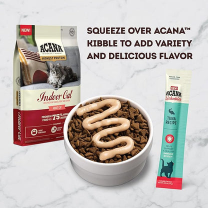 ACANA Lickables Cat Treats Tuna Recipe .5oz Tubes (5 Count)