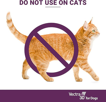 Vectra 3D for Dogs Flea, Tick & Mosquito Treatment & Prevention for Large Dogs (56 to 95 lbs) , 3 month supply