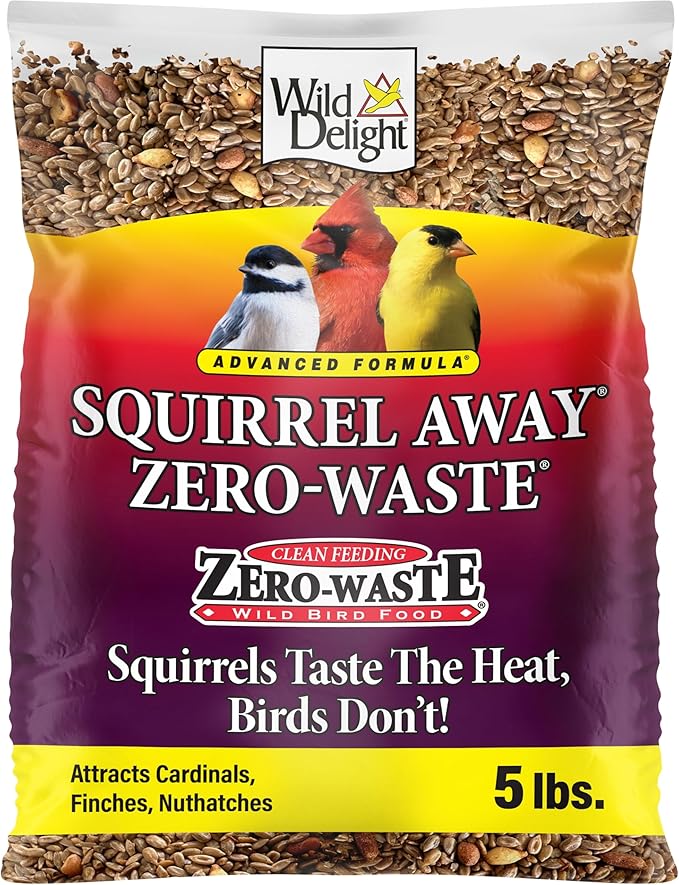 Wild Delight Advanced Formula Squirrel Away Zero Waste Wild Bird Food 5lbs