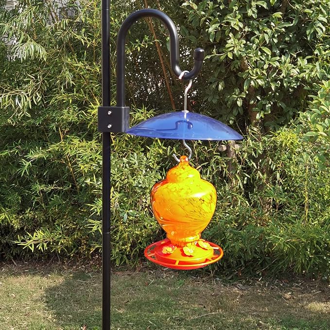 8" Mini Rain Cover for Bird Feeder/House - Blue Small Protective Dome Guard Against Rain/Snow/Sun - Dia. 20CM