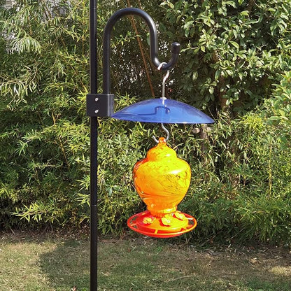 8" Mini Rain Cover for Bird Feeder/House - Blue Small Protective Dome Guard Against Rain/Snow/Sun - Dia. 20CM