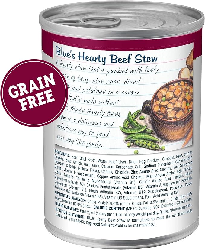 [Blue Buffalo] Beef Stew 12.5-oz. Cans (12 Count)