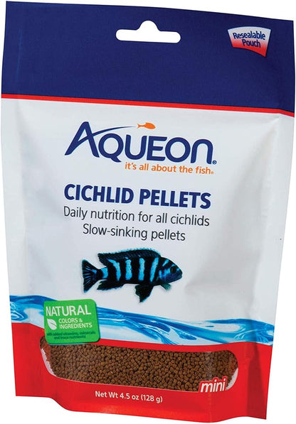 Aqueon Cichlid Food Mini 4.5 Ounces
