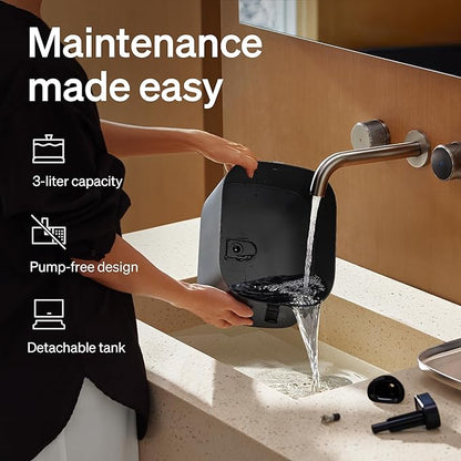 PETLIBRO Upgrade Cat Water Fountain, Dockstream 2 Smart App Monitoring Pet Water Fountain for Cats Indoor, 3L/101oz Cat Fountain Stainless Steel Tray for Drinking, 5G WiFi Auto Cat Water Dispenser Dog