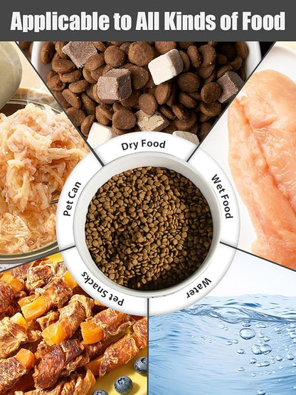 27OZ Ceramic Dog Bowl - 6 Inch Small Food Water Bowl, Heavy Duty Non-Slip Dog Dish for Medium Dogs, Food Grade Porcelain Pet Feeder Bowls, Microwave & Dishwasher Safe, White