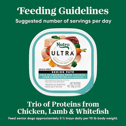 [Nutro] Chicken, Lamb & Whitefish 3.5 oz. Trays (24 Count, Pack of 1)