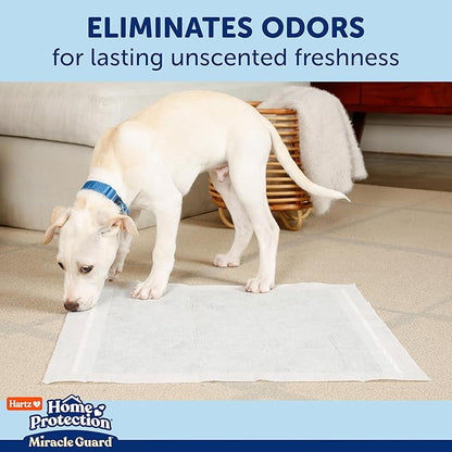 New! Hartz Home Protection Miracle Guard USA Made Dog Pads, XXL Size 20 Count, 3X Absorbency & 3X Longer use, Won't Leak and Odor Eliminating