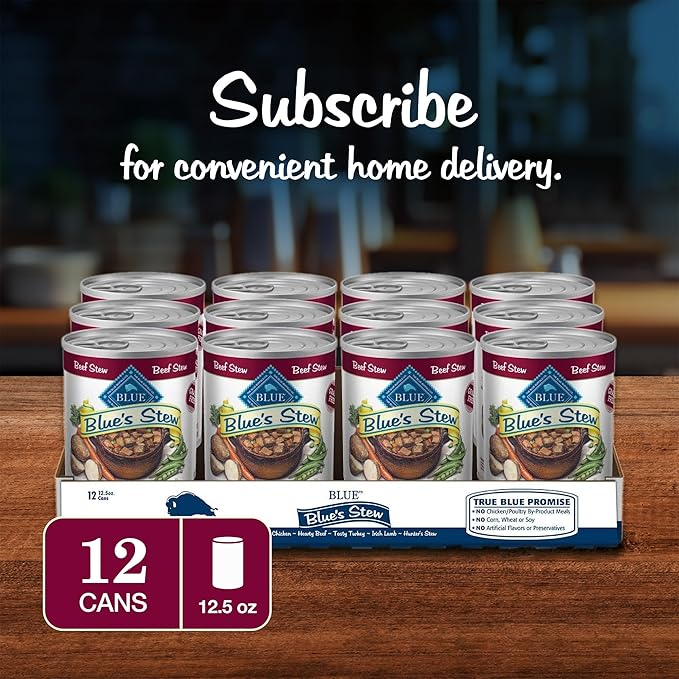 [Blue Buffalo] Beef Stew 12.5-oz. Cans (12 Count)