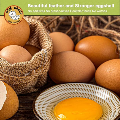 UCM Group 5LB Dried Black Soldier Fly Larvae for Chicken, Poultry, Wild Birds,No Additives, 100% Natural Non-GMO, More Calcium Chicken Treats Than Mealworms