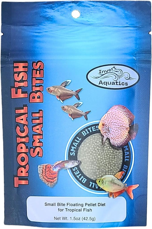 Tropical Fish Small Bites - Floating Pellet Food for Aquarium Fish (1.5 oz (42.5g))