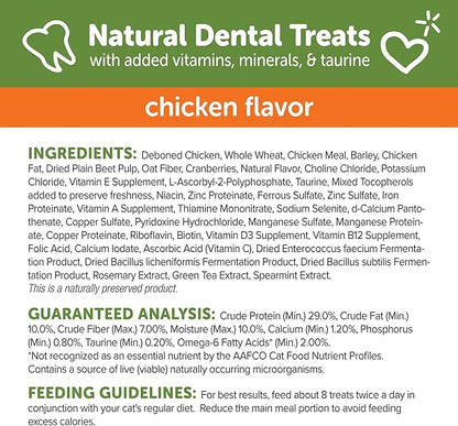 WHIMZEES Wellness Cat Dental Treats, Natural Chews, Chicken Flavor, (2 Ounce Bag)