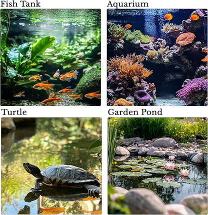 Aquarium Filter Pad - Aquarium Filter Media,39.4 x 11.8in Media Roll for Fish Tank, Ponds,Garden, Saltwater,Fershwater,Plant, Trutle(White) (1)