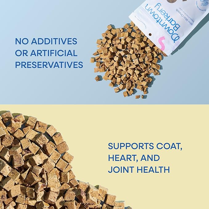 Downtown Barkery Freeze Dried Dog Treats - Single Ingredient, Low Calorie, Rich in Vitamins and Minerals - All Natural - Freeze Dried Beef Liver Dog Treats, 10 Oz