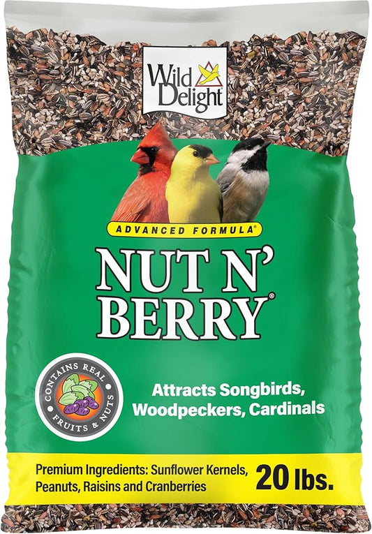 Wild Delight 366200 20-Pound Nut N-Berry Birdfood, 20 lb