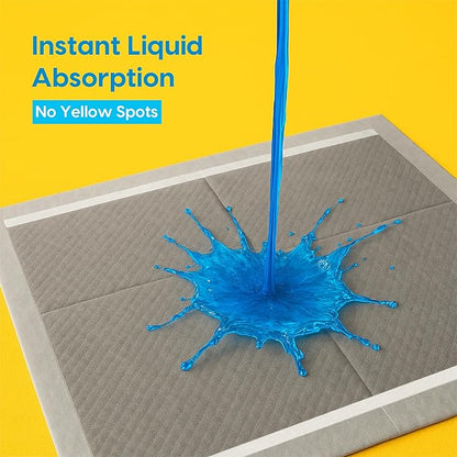 Animal Planet Pets Charcoal Puppy Pads | Extra Absorbent Dog Pee Pads - Quick Dry, Leak-Proof, Odor Neutralizing with Activated Carbon | Large 22" x 22" - 30 Count