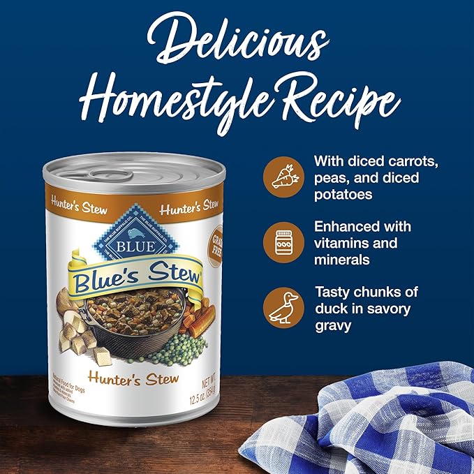 [Blue Buffalo] Hunter's Stew 12.5 oz cans (Pack of 12)