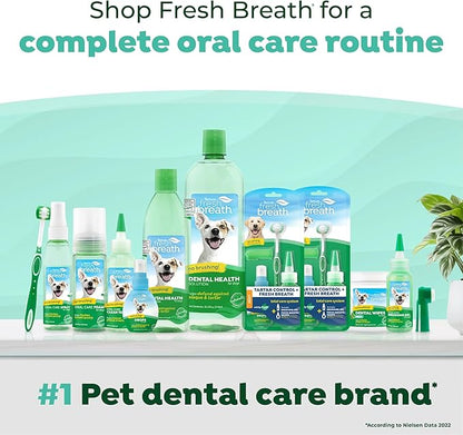 TropiClean Fresh Breath Cat Toothpaste for Teeth Cleaning, Breath Freshener, Easy to Use Plaque & Tartar Remover Gel, No Toothbrush Needed, 2oz.