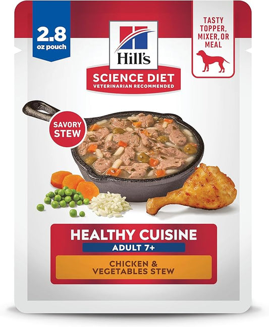 [Hill's Science Diet] Chicken & Vegetables Stew 2.8 oz Pouch (24-Pack)