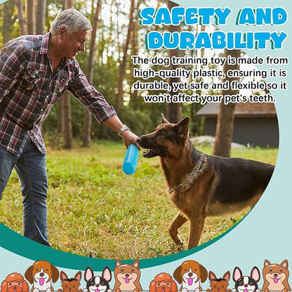 4 Pcs Dog Float Bumper Toy Training Bumper, Water Toys Dummy Outdoor 11 x 2 Inch Puppy Lightweight for Float on The Water Pool Fetch for Small, Medium, Large Dogs(Blue)