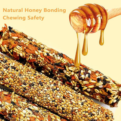 6PCS Parakeet Treat,Natural Parrots Treat Sticks,Vegetable & Grain Style Sticks,Bird Treats for Cockatiel Budgies Lovebirds Myna Canary Conure Finches