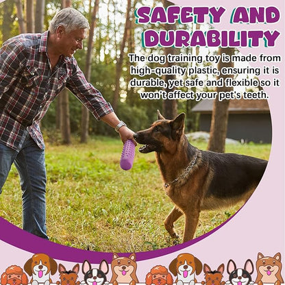 4 Pcs Dog Float Bumper Toy Training Bumper, Water Toys Dummy Outdoor 11 x 2 Inch Puppy Lightweight for Float on The Water Pool Fetch for Small, Medium, Large Dogs(Purple)