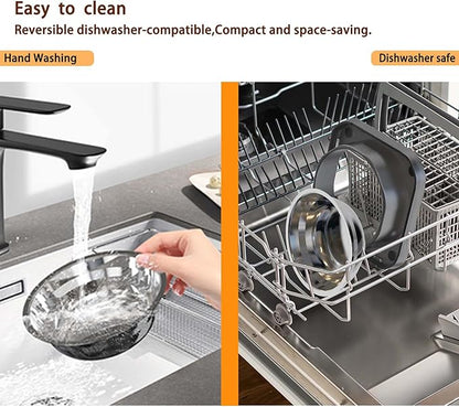 Stainless Steel Dog Bowls, Spill Proof Basic Dogs Bowls for Small Dogs Cats, 2 Cup Dog Food and Water Bowl, Non-Slip Puppy Feeder, Cat Bowl for Feeding Water - Starry Gray