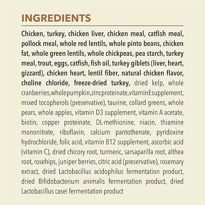 ACANA Grain-free Dry Cat Food Meadowlands Chicken Turkey Fish and Cage-Free Eggs 4lb Bag