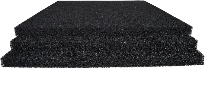 ALEGI Aquarium Sponge Filter Pad, Bio Filter Media Foam Sponges, Cut-to-Size Foam for Fish Tank (20"x20"x1" (50PPI))