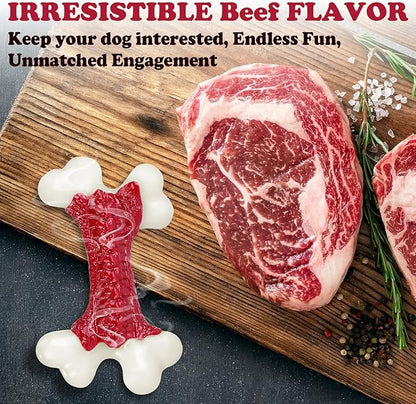 Tough Dog Toys, Dog Toys for Aggressive Chewers Large Breed, Aggressive Chew Toys for Large Dogs (2 Pack)