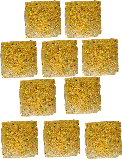 Suet Cake Variety Packs | 11 oz. Wild Bird Suet Cakes | (Apple, 10 Pack)