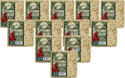12-Pack of Mr. Bird Safflower Feast Small Wild Bird Seed Cake 8 oz.