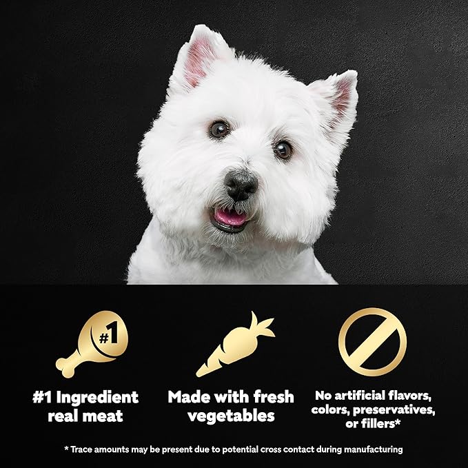 [Cesar] Beef, Chicken, Carrots, Barley & Green Beans Recipe and Chicken, Apple & Sweet Potato Recipe Variety Pack 3 oz (6 Count, Pack of 1)