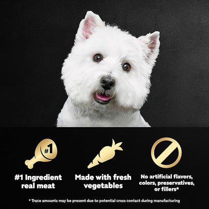 [Cesar] Beef, Chicken, Carrots, Barley & Green Beans Recipe and Chicken, Apple & Sweet Potato Recipe Variety Pack 3 oz (6 Count, Pack of 1)