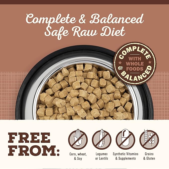 Primal Freeze Dried Dog Food, Pronto Mini Nuggets, Pork; Scoop & Serve, Complete & Balanced Meal; Also Use As Topper or Treat; Premium, Healthy, Grain Free, High Protein Raw Dog Food (16 oz, 2-Pack)