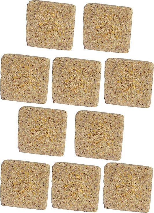 Suet Cake Variety Packs | 11 oz. Wild Bird Suet Cakes | (Peanut, 10 Pack)