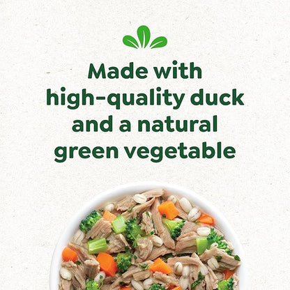 Greenies Smart Topper High Protein Wet Mix-in for Dogs, Duck, Broccoli, Carrots & Barley Recipe in Vitabroth Broth - Bone Broth + Vitamins E & B1, 10 Count