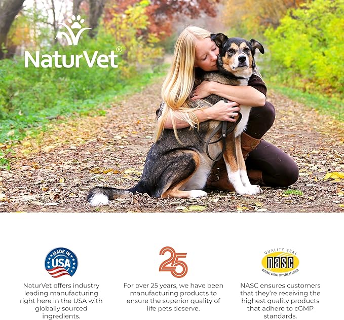 NaturVet –VitaPet Senior Daily Vitamins for Senior Dogs – Plus Glucosamine – Full Spectrum of Vitamins & Minerals – Enhanced with Glucosamine for Added Joint Support – 365 Time Release Tablets